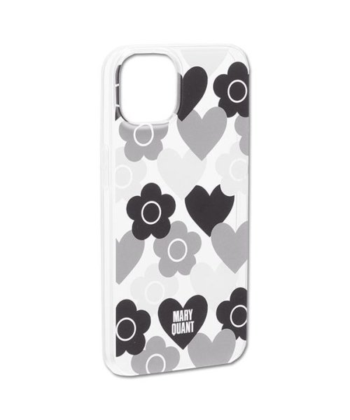 MARY QUANT （マリークヮント） ハートプリントクリア モバイルケースfor iPhone 13