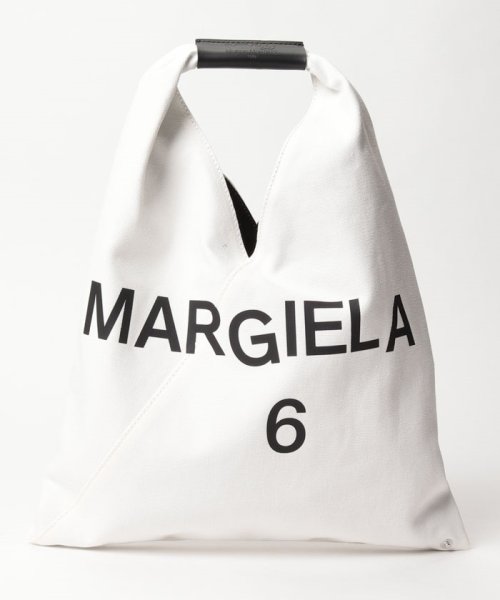 【MM6 MAISON MARGIELA】エムエムシックス メゾンマルジェラ ハンドバッグ トートバッグ S54WD0043 P4537 Logo Print