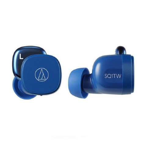 オーディオテクニカ 完全ワイヤレス Bluetoothイヤホン(ブルー) audio-technica ATH-SQ1TW-BL 【返品種別A】