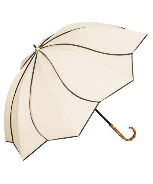 【Wpc.公式】日傘 UVO（ウーボ）8本骨 フローラル 55cm 完全遮光 UVカット100％ 遮熱 晴雨兼用 大きめ レディース 長傘